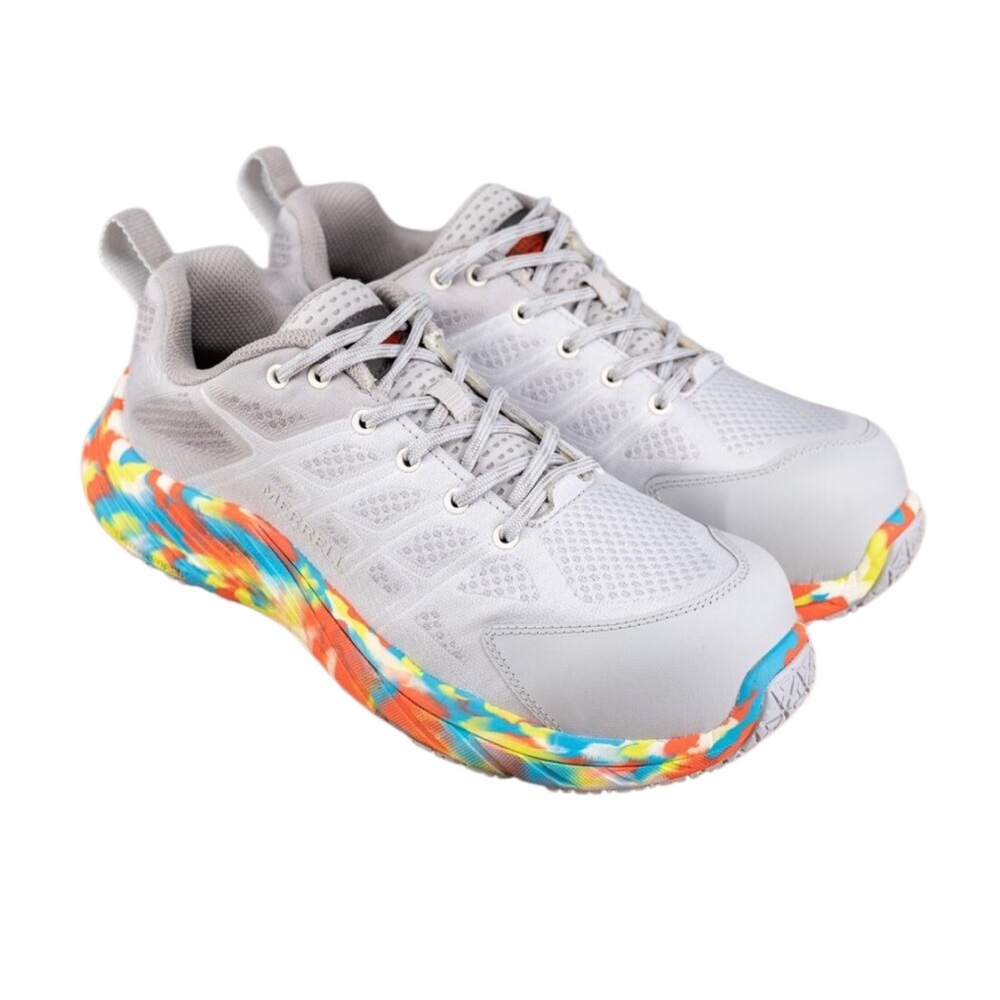 Merrell Moab Flight Work Shoe Carbon Fiber Lunar Lace Up Sneakers 7.5 men 9 wmn
